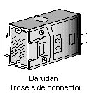 Barudan conector lateral Hirose